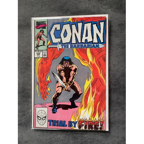 34 - Marvel, Conan The Barbarian (7 issues in this lot) Issues 201, 203, 228, 229, 230, 231, 247