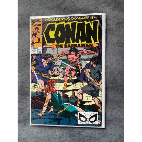 34 - Marvel, Conan The Barbarian (7 issues in this lot) Issues 201, 203, 228, 229, 230, 231, 247