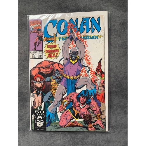 34 - Marvel, Conan The Barbarian (7 issues in this lot) Issues 201, 203, 228, 229, 230, 231, 247