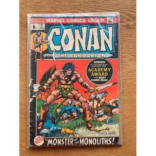 36 - Marvel Comics, Conan The Barbarian Issue #21Marvel Comics, Conan The Barbarian Issue #21 comic has d... 