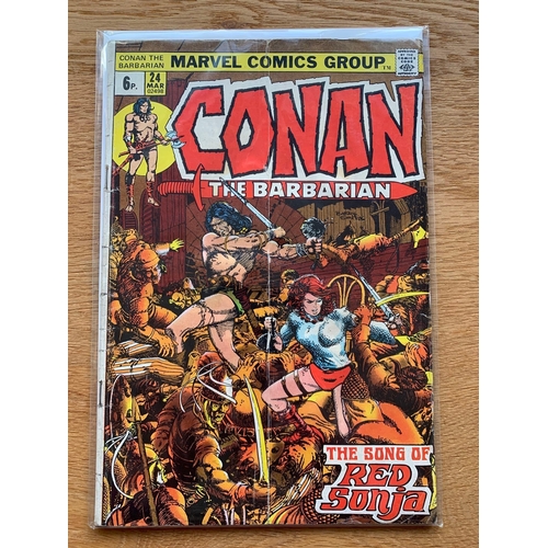 37 - Marvel Comics, Conan The Barbarian Issue #24 Marvel Comics, Conan The Barbarian Issue #24Â Key Issue... 