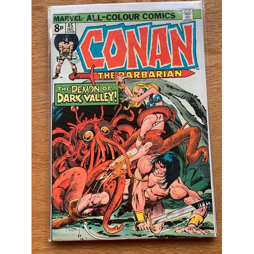 40 - Marvel Comics, Conan The Barbarian (5 Issues in this Lot) Marvel Comics, Conan The Barbarian Issue #... 