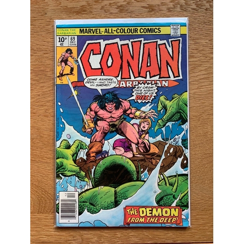 43 - Marvel Comics, Conan The Barbarian (10 Issues in this Lot) Marvel Comics, Conan The Barbarian Issues... 