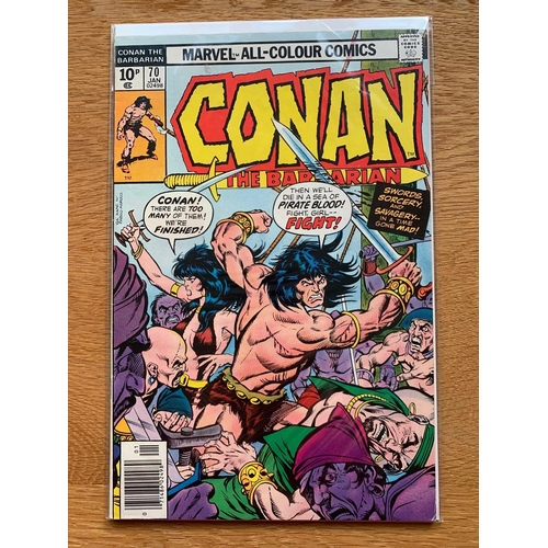 43 - Marvel Comics, Conan The Barbarian (10 Issues in this Lot) Marvel Comics, Conan The Barbarian Issues... 