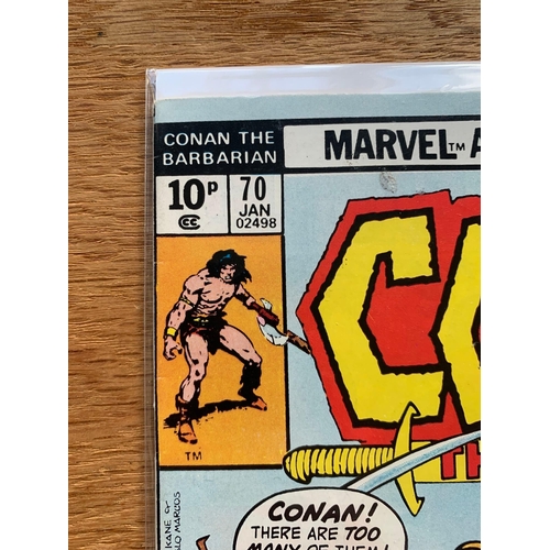 43 - Marvel Comics, Conan The Barbarian (10 Issues in this Lot) Marvel Comics, Conan The Barbarian Issues... 