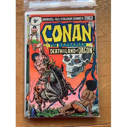 43 - Marvel Comics, Conan The Barbarian (10 Issues in this Lot) Marvel Comics, Conan The Barbarian Issues... 