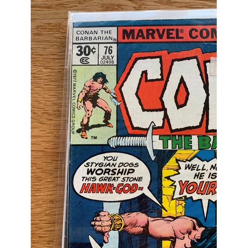 44 - Marvel Comics, Conan The Barbarian (6 Issues in this Lot) Marvel Comics, Conan The Barbarian Issues ... 