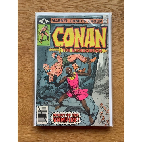 46 - Marvel Comics, Conan The Barbarian (7 Issues in this Lot) Marvel Comics, Conan The Barbarian Issues ... 