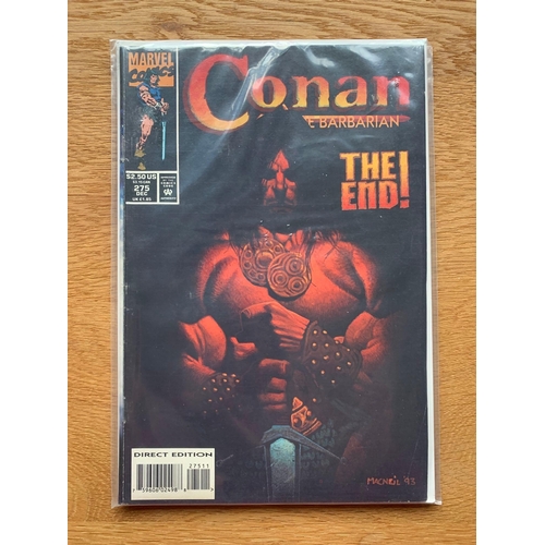 62 - Marvel Comics, Conan The Barbarian (Issues in this Lot includes key issue THE END) Marvel Comics, Co... 