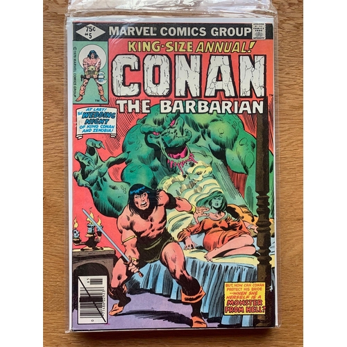 64 - Marvel Comics, Conan The Barbarian King Sized Annual (4 Issues in this Lot) Marvel Comics, Conan The... 