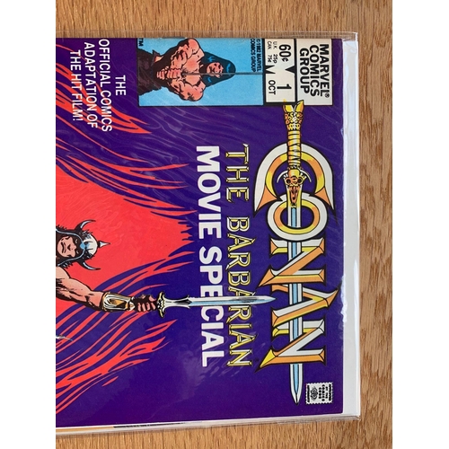 66 - Marvel Comics, Conan The Barbarian Movie Special Issues #1 and #2 Marvel Comics, Conan The Barbarian... 