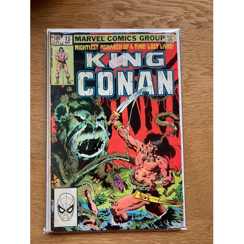 77 - Marvel Comics, King Conan Issue #15 sticker on book as pictured Marvel Comics, King Conan Issue #15 ... 