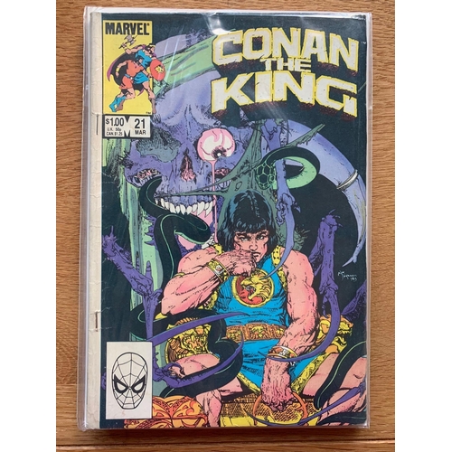 80 - Marvel Comics, Conan The King (3 Issues in this Lot) Marvel Comics, Conan The King Issues #21 #22 #2... 