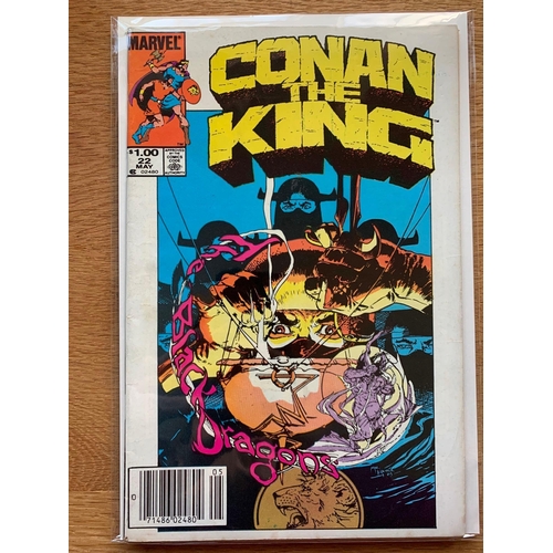 80 - Marvel Comics, Conan The King (3 Issues in this Lot) Marvel Comics, Conan The King Issues #21 #22 #2... 