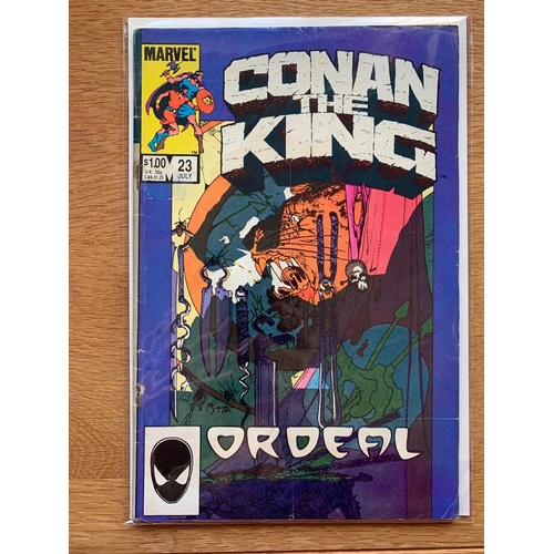 80 - Marvel Comics, Conan The King (3 Issues in this Lot) Marvel Comics, Conan The King Issues #21 #22 #2... 