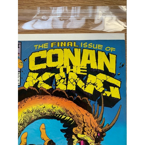 85 - Marvel Comics, Conan The King (2 Issues in this Lot this includes final issue) Marvel Comics, Conan ... 