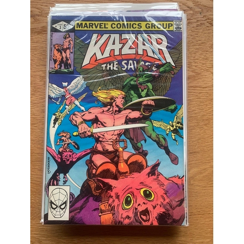 86 - Marvel Comics Group, Kazar The Savage. (14 Issues in this Lot)Marvel Comics Group, Kazar The Savage.... 