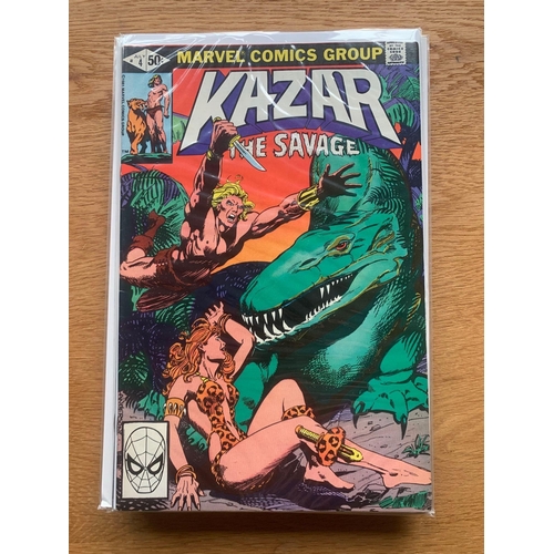 86 - Marvel Comics Group, Kazar The Savage. (14 Issues in this Lot)Marvel Comics Group, Kazar The Savage.... 