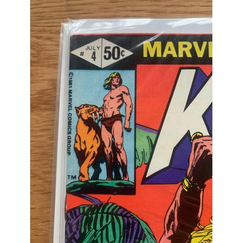 86 - Marvel Comics Group, Kazar The Savage. (14 Issues in this Lot)Marvel Comics Group, Kazar The Savage.... 