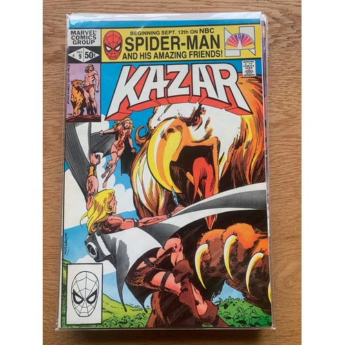 86 - Marvel Comics Group, Kazar The Savage. (14 Issues in this Lot)Marvel Comics Group, Kazar The Savage.... 