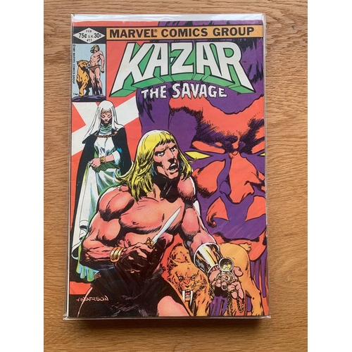 86 - Marvel Comics Group, Kazar The Savage. (14 Issues in this Lot)Marvel Comics Group, Kazar The Savage.... 