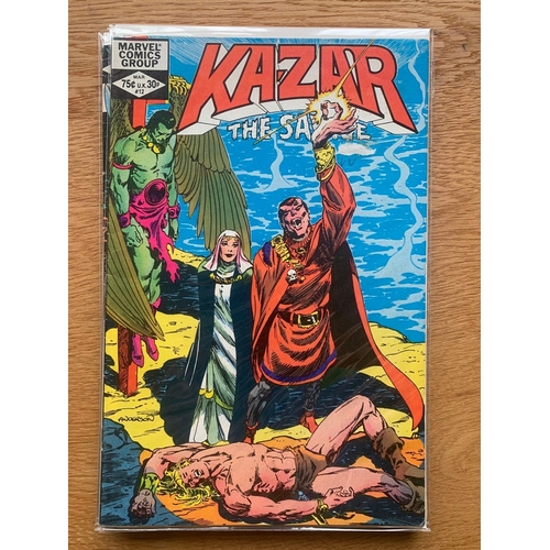 86 - Marvel Comics Group, Kazar The Savage. (14 Issues in this Lot)Marvel Comics Group, Kazar The Savage.... 