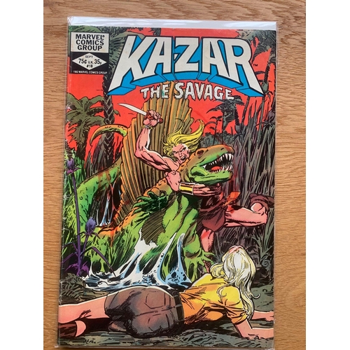 86 - Marvel Comics Group, Kazar The Savage. (14 Issues in this Lot)Marvel Comics Group, Kazar The Savage.... 