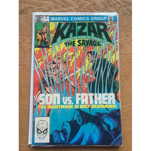 86 - Marvel Comics Group, Kazar The Savage. (14 Issues in this Lot)Marvel Comics Group, Kazar The Savage.... 