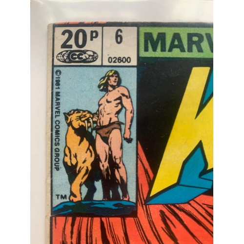 86 - Marvel Comics Group, Kazar The Savage. (14 Issues in this Lot)Marvel Comics Group, Kazar The Savage.... 