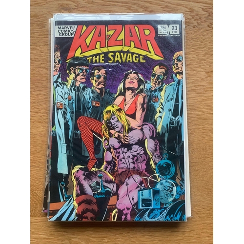 87 - Marvel Comics Group, Kazar The Savage. (11 Issues in this Lot)Marvel Comics Group, Kazar The Savage.... 