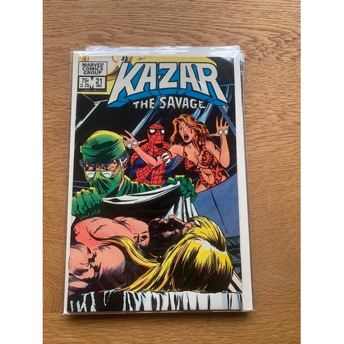 87 - Marvel Comics Group, Kazar The Savage. (11 Issues in this Lot)Marvel Comics Group, Kazar The Savage.... 