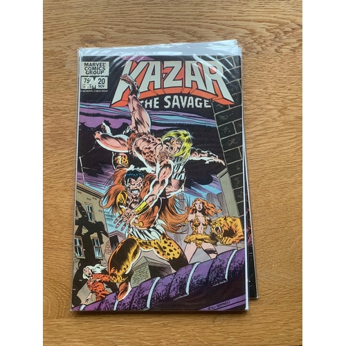 87 - Marvel Comics Group, Kazar The Savage. (11 Issues in this Lot)Marvel Comics Group, Kazar The Savage.... 