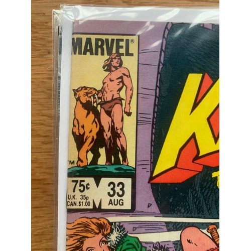 87 - Marvel Comics Group, Kazar The Savage. (11 Issues in this Lot)Marvel Comics Group, Kazar The Savage.... 