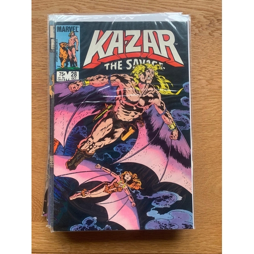 87 - Marvel Comics Group, Kazar The Savage. (11 Issues in this Lot)Marvel Comics Group, Kazar The Savage.... 