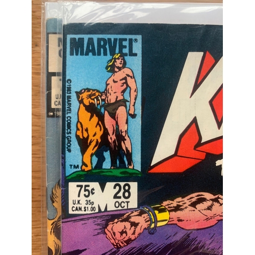 87 - Marvel Comics Group, Kazar The Savage. (11 Issues in this Lot)Marvel Comics Group, Kazar The Savage.... 