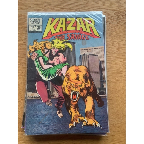 87 - Marvel Comics Group, Kazar The Savage. (11 Issues in this Lot)Marvel Comics Group, Kazar The Savage.... 