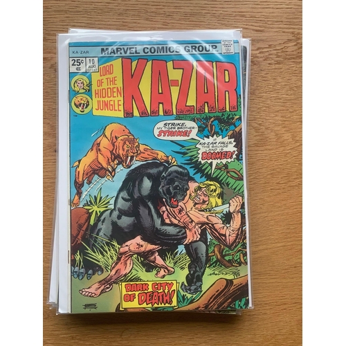 89 - Marvel Comics Group, Kazar The Savage. (12 Issues in this Lot)Marvel Comics Group, Kazar The Savage.... 