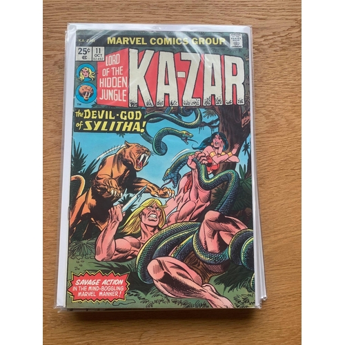 89 - Marvel Comics Group, Kazar The Savage. (12 Issues in this Lot)Marvel Comics Group, Kazar The Savage.... 