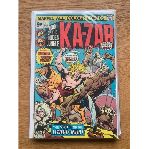 89 - Marvel Comics Group, Kazar The Savage. (12 Issues in this Lot)Marvel Comics Group, Kazar The Savage.... 