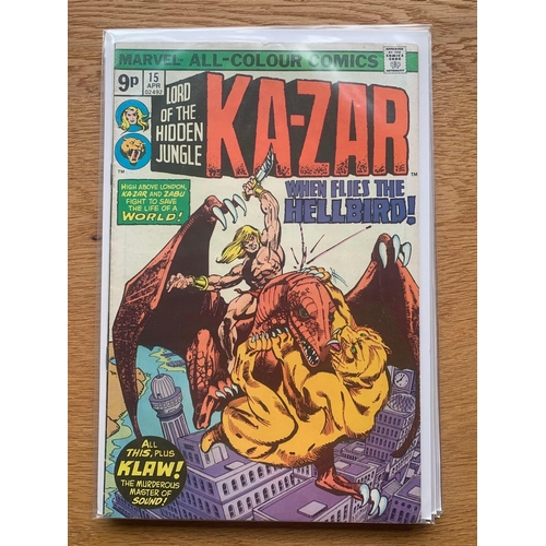 89 - Marvel Comics Group, Kazar The Savage. (12 Issues in this Lot)Marvel Comics Group, Kazar The Savage.... 