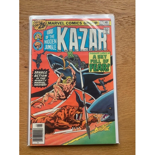 89 - Marvel Comics Group, Kazar The Savage. (12 Issues in this Lot)Marvel Comics Group, Kazar The Savage.... 