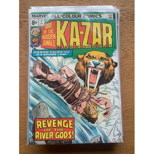 89 - Marvel Comics Group, Kazar The Savage. (12 Issues in this Lot)Marvel Comics Group, Kazar The Savage.... 