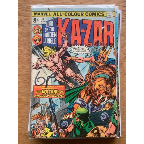 89 - Marvel Comics Group, Kazar The Savage. (12 Issues in this Lot)Marvel Comics Group, Kazar The Savage.... 