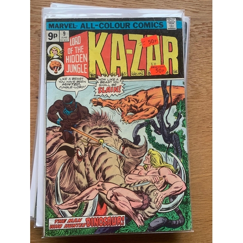 89 - Marvel Comics Group, Kazar The Savage. (12 Issues in this Lot)Marvel Comics Group, Kazar The Savage.... 