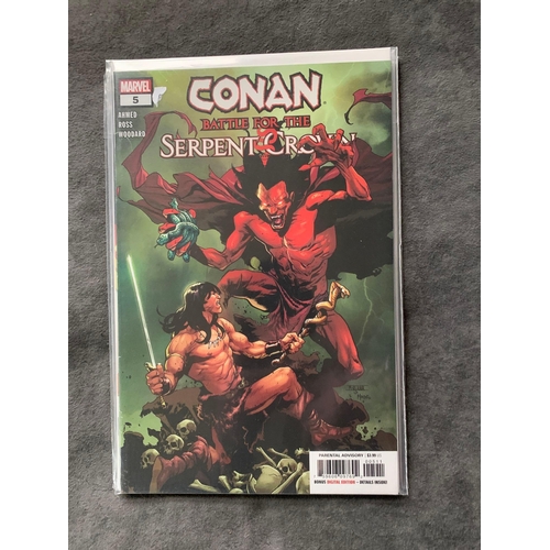 9 - Marvel, Conan Battle for the Serpent Crown  (4 issues in this lot)Marvel, Conan Battle for the Serpe... 