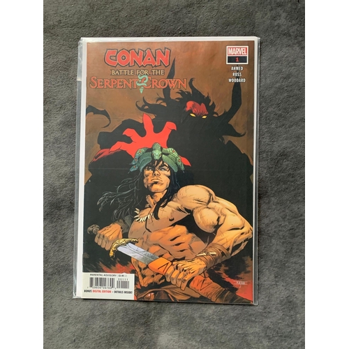 9 - Marvel, Conan Battle for the Serpent Crown  (4 issues in this lot)Marvel, Conan Battle for the Serpe... 