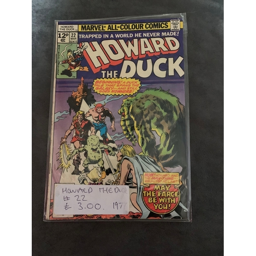 208 - Marvel, Howard The Duck. (2 Issues in this Lot)Marvel, Howard The Duck. 1977 Issues #3 and #22