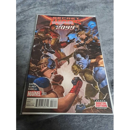 225 - Marvel Secret Wars 2099 (3 Issues in this Lot)2099 Issue #1 Genesis, Issue #1 secret wars, secret wa... 