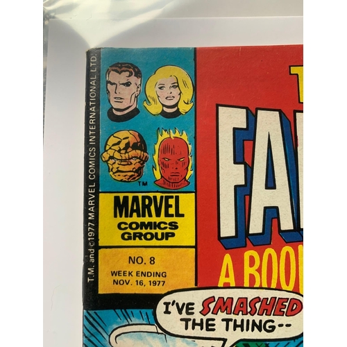 228 - Marvel Comics Group. The Complete Fantastic Four (9 Issues in this Lot)British issues 1977 issues #4... 