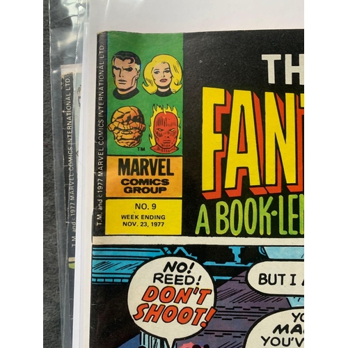 228 - Marvel Comics Group. The Complete Fantastic Four (9 Issues in this Lot)British issues 1977 issues #4... 